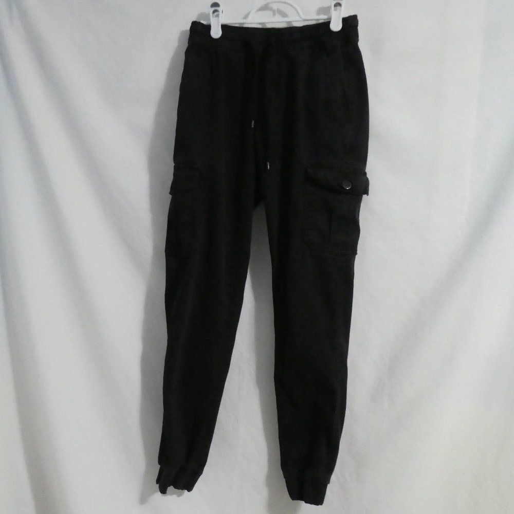 REVAMPED DENIM | size 03 | Faded Black Cargo Joggers
